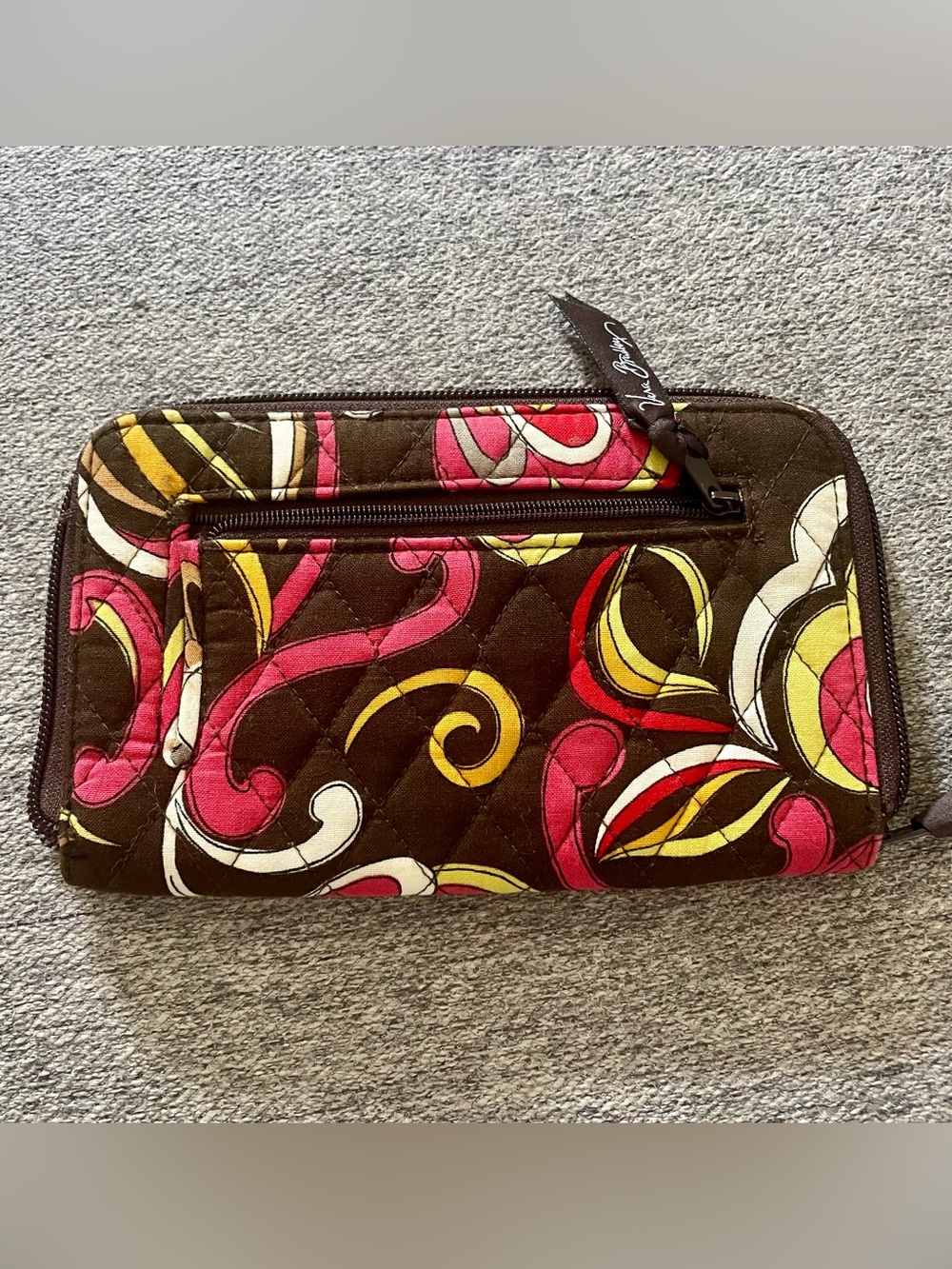 Vera Bradley Puccini Retired Pattern zipper closure Wallet / Organizer